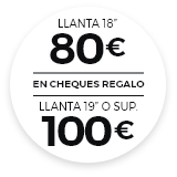 Hasta 100 Euros en cheques de regalo con Pirelli